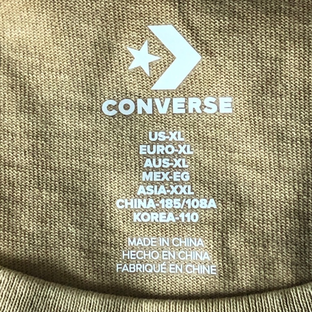 CONVERSE  Short Sleeve Crewneck Tee Shirt size XL - Picture 2 of 8